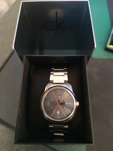 Calvin Klein Stainless Steel Swiss made Water Resistant Analog  NEVER USED - Picture 1 of 7