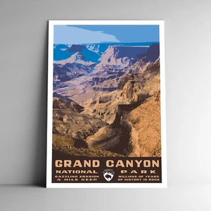 Grand Canyon National Park Travel Poster / Postcard Arizona USA Multiple Sizes - Picture 1 of 4