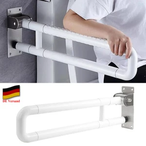 Toilettengriff Stützgriff WC Haltegriffe Klappgriff Bad Aufstehhilfe Stützklappg - Bild 1 von 12