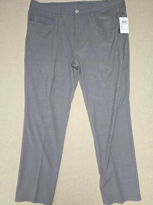 男式深灰色卡拉威连衣裙休闲裤(94 美元)尺寸 40X32 - 全新带标签 — 第 1/4 张图片
