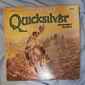 Quicksilver Messenger Service Happy Trails LP Capitol 1st US Pressing 1969 Scr - Picture 1 of 7