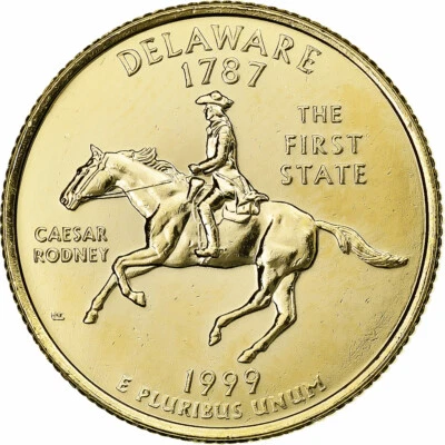 [#1158629] United States, Quarter, Quarter Dollar, 2007, U.S. Mint, Delaware 178 - Image 1 of 2