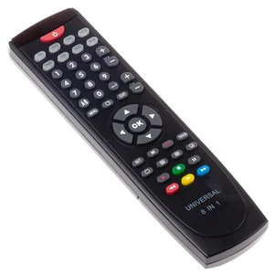 Télécommande Universelle Originale 8 En 1 Noire / Testée - Bild 1 von 1