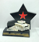 Vintage Soviet Desktop Tank Military Rare Souvenir Plastic USSR Retro Home Decor