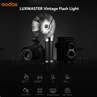 Godox Lux Master Retro Flash Light 2.4G TTL Wireless Handheld Godox X3 for DSLR - Image 1 of 4