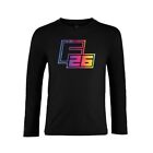 Fantic26 hochwertiges Team Langarm Qualitts Shirt 100% Baumwolle Rainbow M