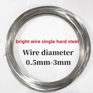 304 Stainless steel bright wire single hard steel 0.8mm,1mm,1.5mm,2mm,3mm - Picture 1 of 3