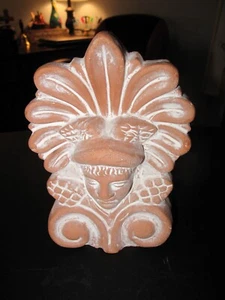 Greco Architettonico Antefix Terracotta Stile Ceramica Decorativo - Foto 1 di 11