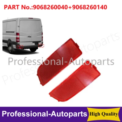 1Pair Rear Left&Right Bumper Reflector Set Lamp For Mercedes-Benz Sprinter 906 - Image 1 of 4