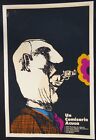 Affiche originale sérigraphie cubaine pour années 70 Roumanie film police anti-nazie CUBA ART