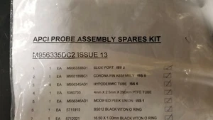 NEW!!! Waters APCI Probe Assy Spares Kit  p/n: M956335DC2 Issue 13 - Foto 1 di 2