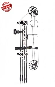 Lanneret Compound Bow P2 White Marble Draw Weight 10-50 Lbs, Length 22.5-30” - Picture 1 of 9