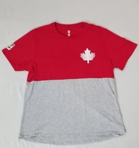 Kanada olympisches T-Shirt Herren kanadische Flagge rot Hudsons Bay Größe Large - Bild 1 von 7