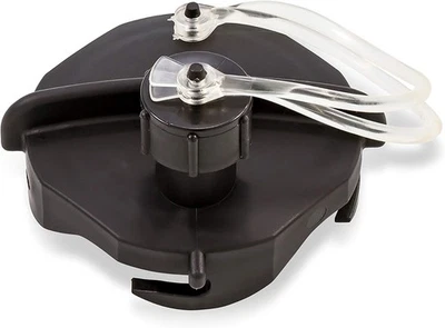 Camco 39463 Sewer Cap With Hose Connect, 3/4 Inch, Black - Image 1 of 4