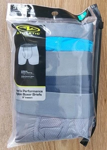 Paquete de 3 calzoncillos boxer de nailon de rendimiento Athletic Works para hombre 9" entrepierna XL 40-42" - Imagen 1 de 4