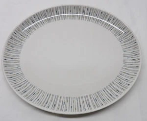 Plato para servir Syracuse China "Jackstraws" 11 3/8" despreocupado - Imagen 1 de 3