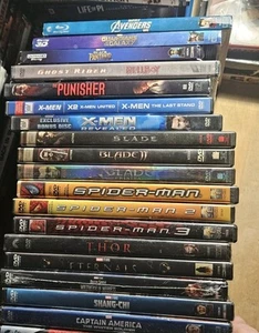Marvel DVD BluRay Lot Avengers Spider-Man Blade X-Men Captain America Guardians - Bild 1 von 20