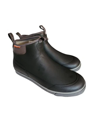 Grundens Deck Boss Ankle Boots Mens Size 14 Black Waterproof Non Slip Comfort - Image 1 of 4