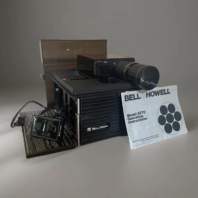 Bell & Howell AF70 Auto Focus Lumina ll Slide Cube Projector WORKS/Working Bulb - Image 1 of 4