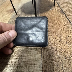 Polo Ralph Lauren Münzetui Vintage faltbar schwarz Leder - Bild 1 von 8