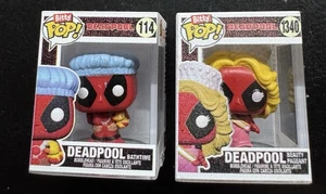 Funko Bitty Pop! 1 in 3 Mystery Rare Deadpool Schönheitswettbewerb & Badezeit Marvel - Bild 1 von 3