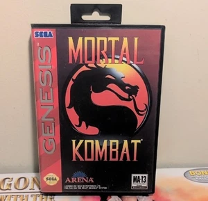 Mortal Kombat 1 Original Videospiel Sega Genesis 1993 getestet funktioniert - Bild 1 von 6