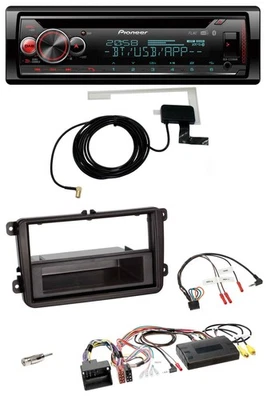 Pioneer DAB CD Lenkrad USB Bluetooth Autoradio für VW T5 Golf Tiguan Touran 2009 - Bild 1 von 4