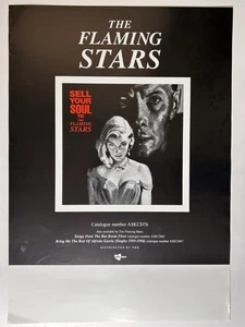 The Flaming Stars Poster 1997 Sell Your Soul Original Vinyl Japan Promotional - Foto 1 di 12