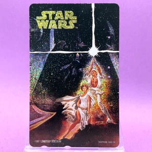 Star Wars Luke Leia Darth Vader Handykarte 1997 Holo Limited Edition - Bild 1 von 7