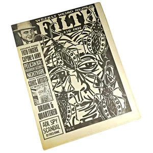 Weekly Weird News & Filth No. 10 (1993) – Chuck Sperry SF Alt-Zine Newspaper - Picture 1 of 5