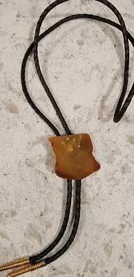 Bolo 18" Ágata Marrón Rojizo Piedra 1 6/8 Ancho X 1 1/2 Alto Foto 1 de 4