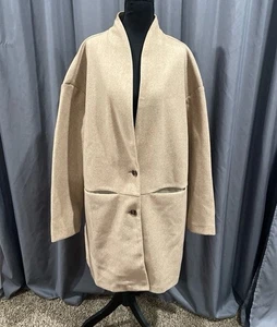 Old Navy Nwot Long Line Cardigan Coat Women’s Size Xl Tall - Picture 1 of 3