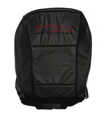 Cubierta de asiento de cuero perforado inferior del conductor negra 06 07 Ford Explorer Limited Foto 1 de 4