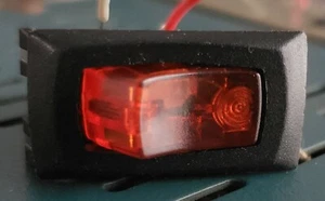 Carling Technologies Rocker Switch SPST 12 VDC Incandescent Lighted NOS Qty. 3 - Picture 1 of 7