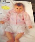 Panda Baby Knitwear  in Baby Lustre 4ply pattern leaflet no. PG 43 sizes 3-12 mo