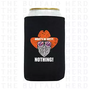 What's He Got Bandits Coozie | Buffalo Bandits Lacrosse Coozie | Bandits Cooler - Picture 1 of 1