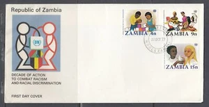 Zambia 177-9 FDC - Combat Against Racial Discrimination - Picture 1 of 1