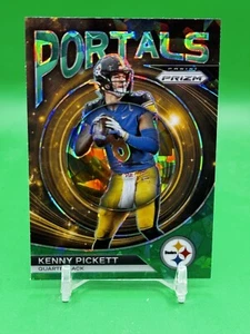 2023 Panini Prizm Portals Green Ice Prizm Kenny Pickett #PO-1 - Picture 1 of 2