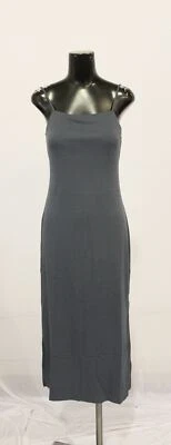 Trixxi Women's Solid Split Hem Ribbed Cami Midi Pencil Dress LB3 Navy Blue Small - Image 1 of 4