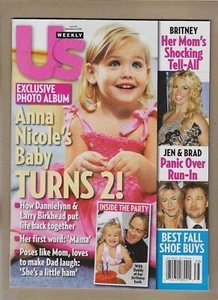 US Weekly magazine Dannielynn Anna Nicole's baby / Britney Spears September 2008 - Picture 1 of 1