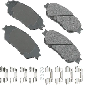 Ultra-Premium Ceramic Front Disc Brake Pads, GREY - Picture 1 of 1
