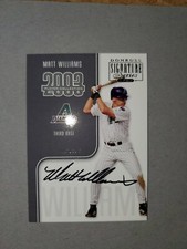 2003 Donruss Signature Player Collection Matt Williams Autograph Card /483