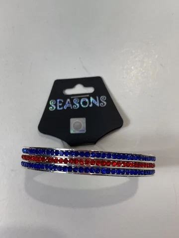 Seasons Kansas Jayhawks KU Bangle Bracelet Basketball Jewelry Bling Cover