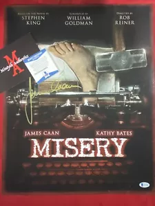 James Caan handsigniert signiert 16x20 Foto Misery Beckett COA Stephen King - Bild 1 von 9