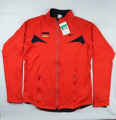OG NIKE DRI-FIT WOMEN'S SIZE XL REFLECTIVE GERMANY WIND BREAKER JACKET BNWT B17 - Image 1 of 4