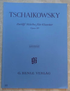 Tchaikovsky Doce piezas para piano op. 40 URTEXT Henle Verlag HN 497 - Imagen 1 de 3