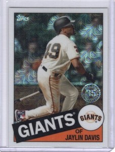 2020 Topps Silver Pack RC 85TC- #37 Jaylin Davis San Francisco Giants