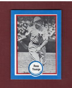 #134 ROSS YOUNGS, Giants | Shakeys Pizza HOF/Baseball's All Time Greats B