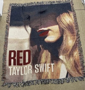 Taylor Swift Rosso Concerto Tour Album Copertina Arazzo Lancio Coperta 50X60 Swiftie - Foto 1 di 4