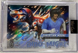 Christian Moore-2B-PRC-Angels•2024 Wild Card Dino-Might-Béisbol•Verdadero Uno de Uno - Imagen 1 de 2